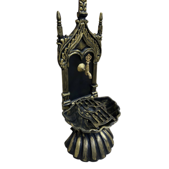 FS-905 Altın Midye Flame Stove Alüminyum Bahçe Çeşmesi: Lüks Dış Mekan Estetiği