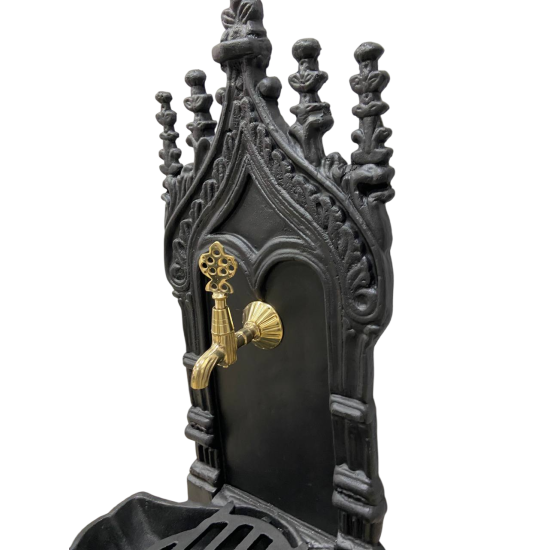 FS-906 Flame Stove Mat Siyah Midye Alüminyum Bahçe Çeşmesi: Modern, Şık, Dayanıklı