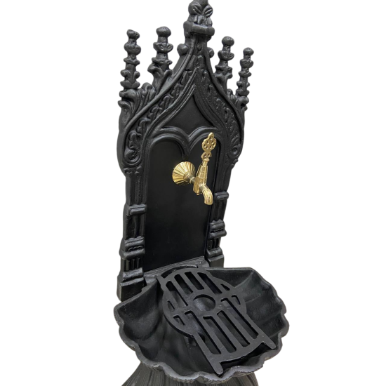 FS-906 Flame Stove Mat Siyah Midye Alüminyum Bahçe Çeşmesi: Modern, Şık, Dayanıklı