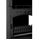 FS-011YK Flame Stove Yan Kapaklı Fırınlı Camlı Döküm Soba Yüksek Verimli Odun Kömür sobası