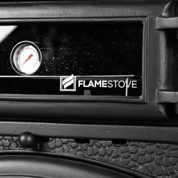 FS-011YKST Sirius Maxi Style YK Odunluklu Fırınlı 4 Camlı Döküm Soba | Yüksek Verimli Odun & Kömür Sobası, Schott Robax Camlı, Çift Yanmalı, 18.21 kW