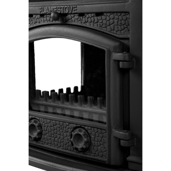 FS-014YK Flame Stove Sirius Ultra Yan Kapaklı Pik Döküm Odun Kömür Sobası