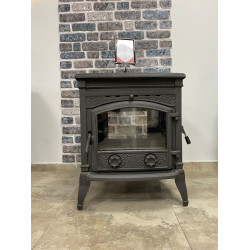 FS-015YK Flame Stove Sirius Ultra 4 Yan Kapak Döküm Soba: Yüksek Verimli Pik Döküm, Schott Robax Cam FS-015YK