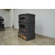 FS-033YKST Flame Stove Altara Premium YK Döküm Soba: Çift Yanmalı, Fırınlı, Odunluklu