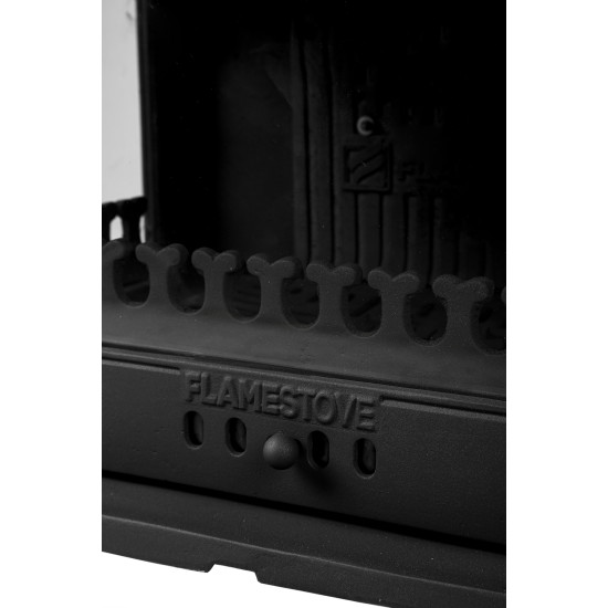 FS-045YK Flame Stove Retro Lux Emaye Fırınlı Döküm Odun Kömür Sobası Yan Kapaklı Yüksek Verimli.