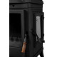 FS-045YK Flame Stove Retro Lux Emaye Fırınlı Döküm Odun Kömür Sobası Yan Kapaklı Yüksek Verimli.