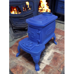 FS-059M Flame Stove Nostalji Fransız Pik Döküm Soba: Odun Kömür Yakıtlı, 25m² Isıtma