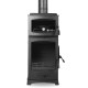FS-203YK Flame Stove Lodi Gurme Fırınlı Döküm Soba, A Sınıfı, Çift Yanmalı, 8 kW