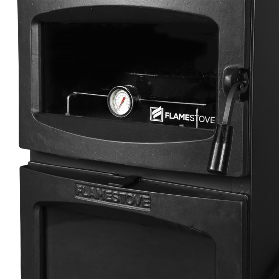 FS-203YK Flame Stove Lodi Gurme Fırınlı Döküm Soba, A Sınıfı, Çift Yanmalı, 8 kW