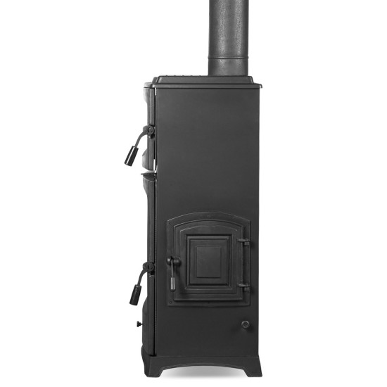 FS-203YK Flame Stove Lodi Gurme Fırınlı Döküm Soba, A Sınıfı, Çift Yanmalı, 8 kW