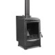 FS-211 Flame Stove Lodi Krom Hazneli Yüksek Verimli A Sınıfı Pelet Sobası 7 kW