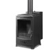 FS-211 Flame Stove Lodi Krom Hazneli Yüksek Verimli A Sınıfı Pelet Sobası 7 kW