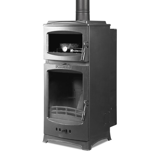 FS-213 Flame Stove Lodi Gurme Pelet Soba Fırınlı, A Sınıfı, Schott Robax Camlı, 12 kW
